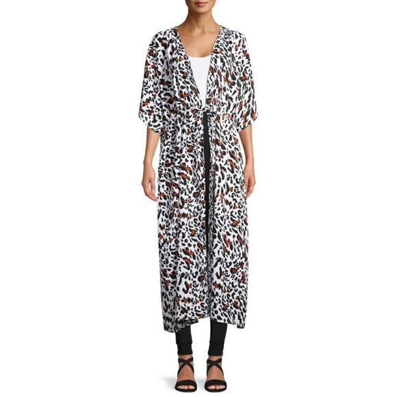 ✨ TIME AND TRU ANIMAL PRINT KIMONO ✨ - Picture 9 of 16